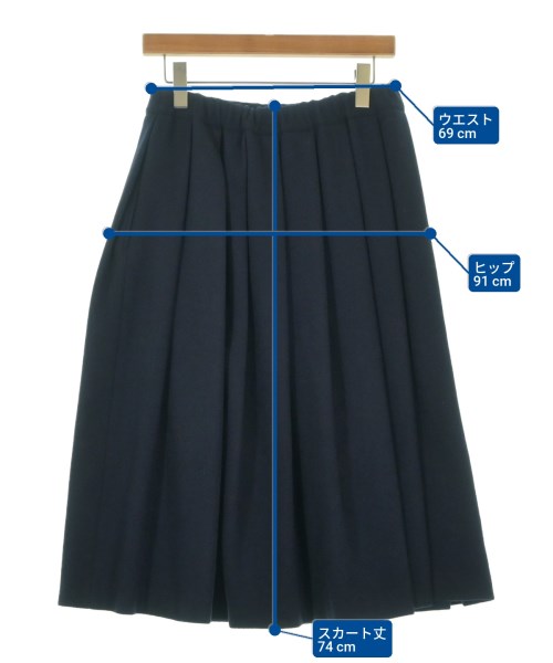 COMME des GARCONS COMME des GARCONS（コムデギャルソンコムデギャルソン）ロング・マキシ丈スカート 紺 サイズ:S レディース/2200667575226
