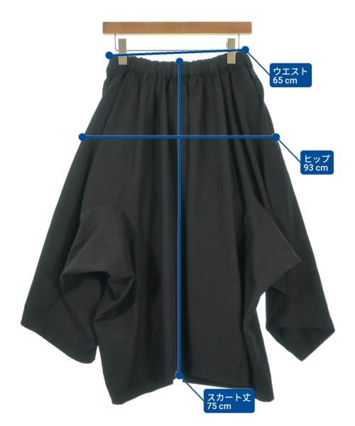 COMME des GARCONS COMME des GARCONS（コムデギャルソンコムデギャルソン）ひざ丈スカート 黒 サイズ:XS レディース/2200667575257