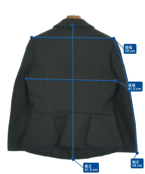 COMME des GARCONS COMME des GARCONS（コムデギャルソンコムデギャルソン）カジュアルジャケット 黒 サイズ:XS レディース/2200667575288