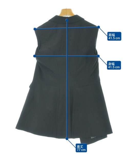 COMME des GARCONS COMME des GARCONS（コムデギャルソンコムデギャルソン）カジュアルジャケット 黒 サイズ:-(M位) レディース/2200668297035