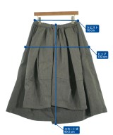 COMME des GARCONS COMME des GARCONS（コムデギャルソンコムデギャルソン）ロング・マキシ丈スカート グレー サイズ:S レディース/2200669618013