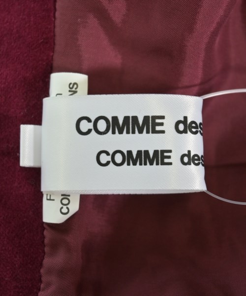 COMME des GARCONS COMME des GARCONS（コムデギャルソンコムデギャルソン）カジュアルジャケット 赤 サイズ:S レディース/2200668072038