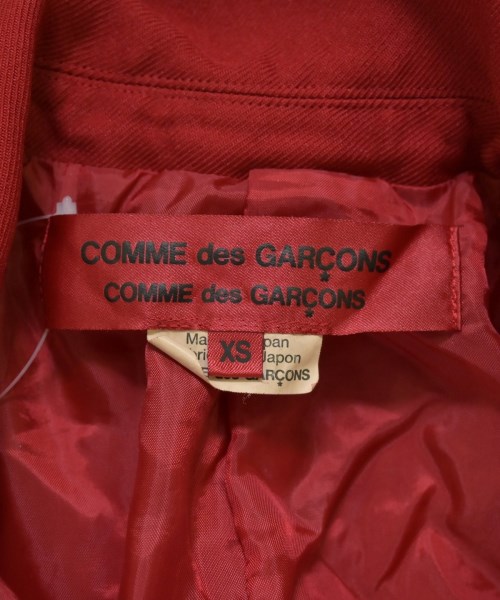 COMME des GARCONS COMME des GARCONS（コムデギャルソンコムデギャルソン）カジュアルジャケット 赤 サイズ:XS レディース/2200670506033