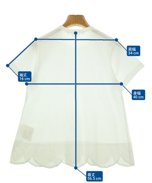 COMME des GARCONS COMME des GARCONS（コムデギャルソンコムデギャルソン）Tシャツ・カットソー 白 サイズ:XS レディース/2200670681037