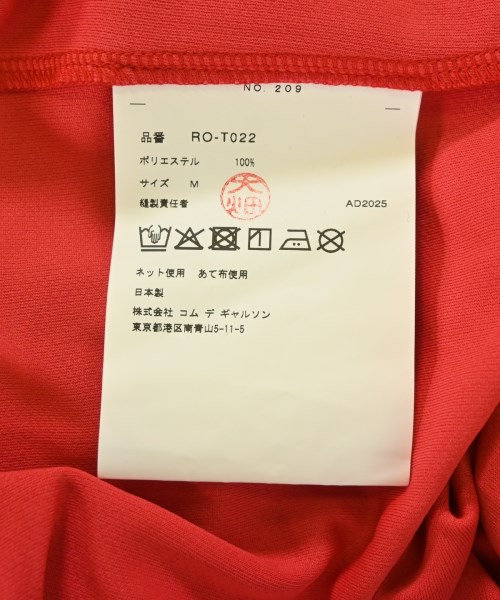 COMME des GARCONS COMME des GARCONS（コムデギャルソンコムデギャルソン）Tシャツ・カットソー 赤 サイズ:M レディース/2200668215190