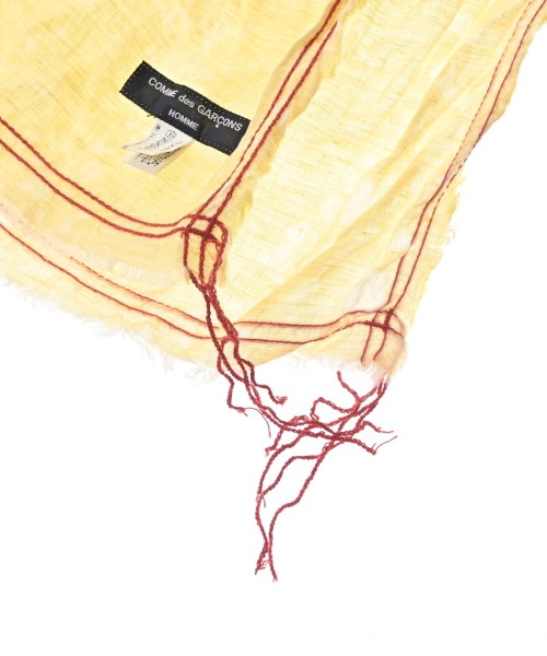 COMME des GARCONS HOMME HOMME（コムデギャルソンオムオム）マフラー 黄 サイズ:- メンズ/2200665893636