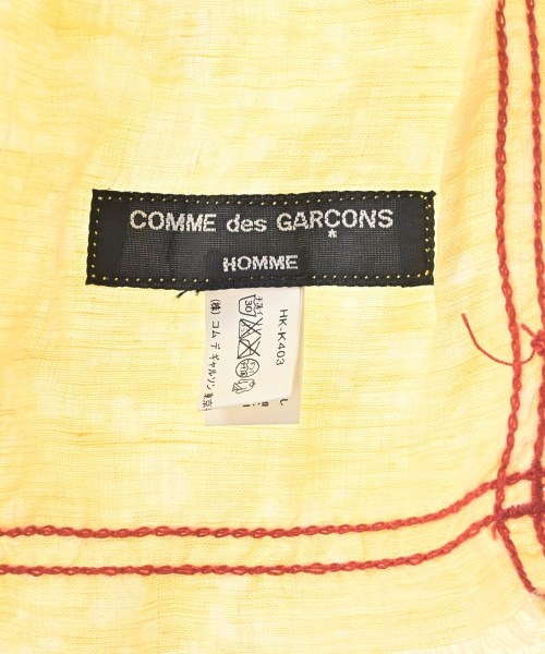 COMME des GARCONS HOMME HOMME（コムデギャルソンオムオム）マフラー 黄 サイズ:- メンズ/2200665893636