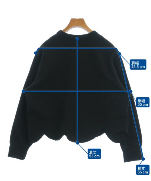 COMME des GARCONS COMME des GARCONS（コムデギャルソンコムデギャルソン）スウェット 黒 サイズ:S レディース/2200725284077