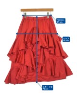 COMME des GARCONS COMME des GARCONS（コムデギャルソンコムデギャルソン）ロング・マキシ丈スカート 赤 サイズ:XS レディース/2200732044053