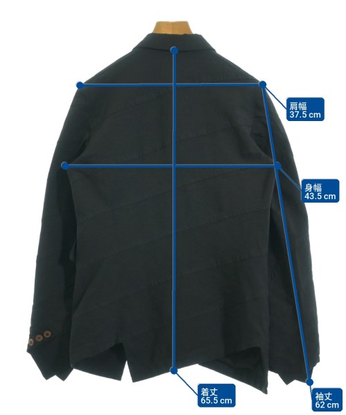 COMME des GARCONS COMME des GARCONS（コムデギャルソンコムデギャルソン）カジュアルジャケット 黒 サイズ:XS レディース/2200732633042