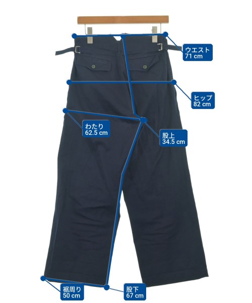 COMME des GARCONS COMME des GARCONS（コムデギャルソンコムデギャルソン）チノパン 紺 サイズ:M レディース/2200735239074