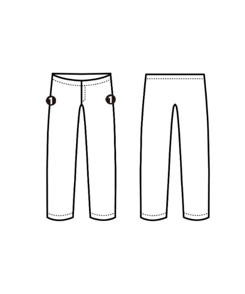 COMME des GARCONS COMME des GARCONS（コムデギャルソンコムデギャルソン）クロップドパンツ 紺 サイズ:XS レディース/2200730658030