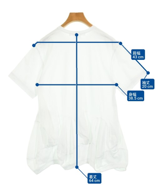 COMME des GARCONS COMME des GARCONS（コムデギャルソンコムデギャルソン）Tシャツ・カットソー 白 サイズ:S レディース/2200718453022