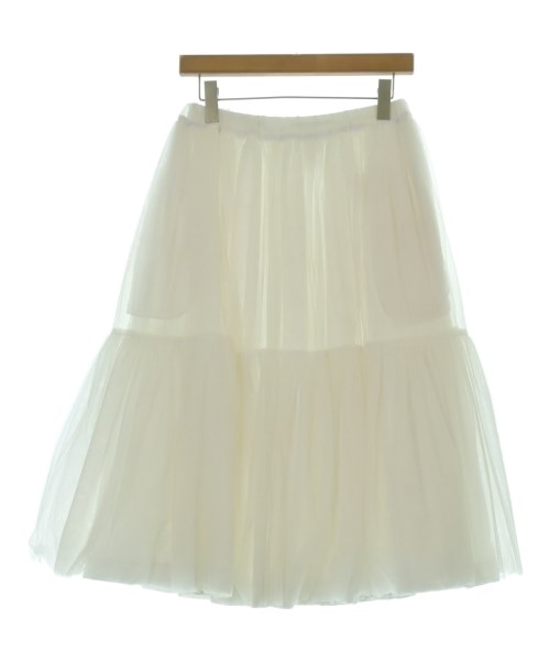 COMME des GARCONS COMME des GARCONS（コムデギャルソンコムデギャルソン）ひざ丈スカート 白 サイズ:S レディース/2200723072096