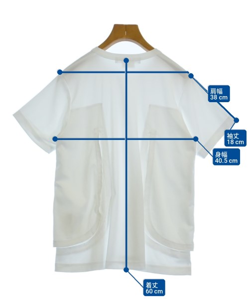 COMME des GARCONS COMME des GARCONS（コムデギャルソンコムデギャルソン）Tシャツ・カットソー 白 サイズ:M レディース/2200724046034