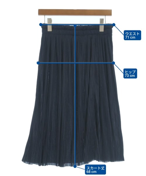 COMME des GARCONS COMME des GARCONS（コムデギャルソンコムデギャルソン）ひざ丈スカート 紺 サイズ:S レディース/2200720851304