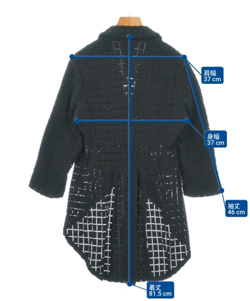 COMME des GARCONS COMME des GARCONS（コムデギャルソンコムデギャルソン）カジュアルジャケット 黒 サイズ:S レディース/2200722075012