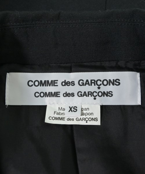 COMME des GARCONS COMME des GARCONS（コムデギャルソンコムデギャルソン）ジャケット 黒 サイズ:XS レディース/2200708406052