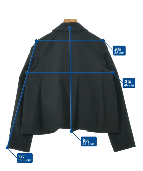 COMME des GARCONS COMME des GARCONS（コムデギャルソンコムデギャルソン）ジャケット 黒 サイズ:XS レディース/2200708406052