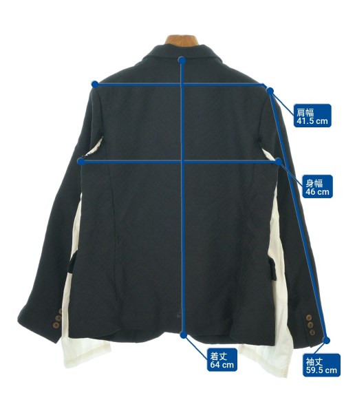 COMME des GARCONS COMME des GARCONS（コムデギャルソンコムデギャルソン）カジュアルジャケット 黒 サイズ:M レディース/2200727411051