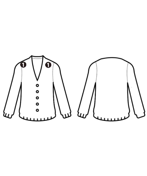 COMME des GARCONS COMME des GARCONS（コムデギャルソンコムデギャルソン）カーディガン 紫 サイズ:L レディース/2200727969064