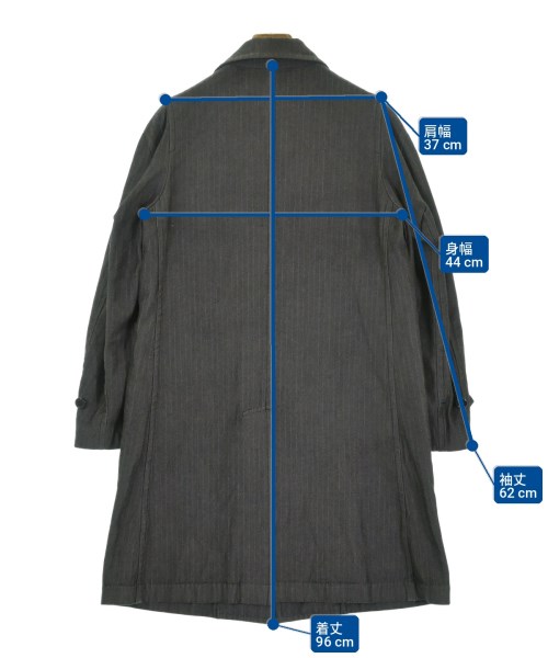 COMME des GARCONS COMME des GARCONS（コムデギャルソンコムデギャルソン）ステンカラーコート グレー サイズ:S レディース/2200728019041