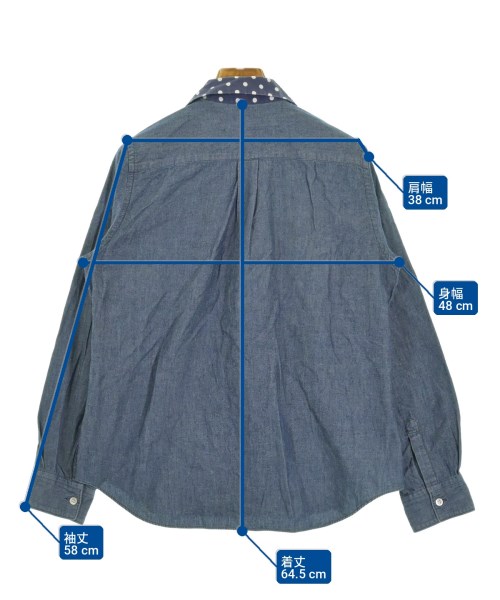 COMME des GARCONS COMME des GARCONS（コムデギャルソンコムデギャルソン）カジュアルシャツ 紺 サイズ:M レディース/2200728019089