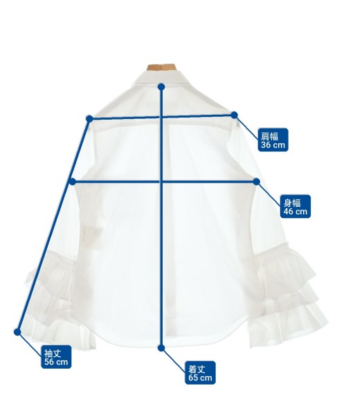 COMME des GARCONS COMME des GARCONS（コムデギャルソンコムデギャルソン）カジュアルシャツ 白 サイズ:XS レディース/2200722849040