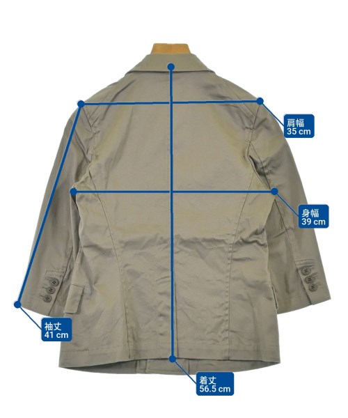 COMME des GARCONS COMME des GARCONS（コムデギャルソンコムデギャルソン）カジュアルジャケット グレー サイズ:XS レディース/2200679531012