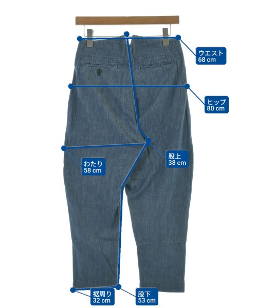 COMME des GARCONS COMME des GARCONS（コムデギャルソンコムデギャルソン）デニムパンツ 青 サイズ:S レディース/2200682311168