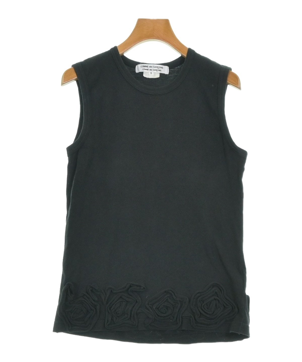 COMME des GARCONS コムデギャルソン ノースリーブ S 黒 【古着】【中古】【送料無料】 COMME des GARCONS COMME des GARCONS（コムデギャルソン