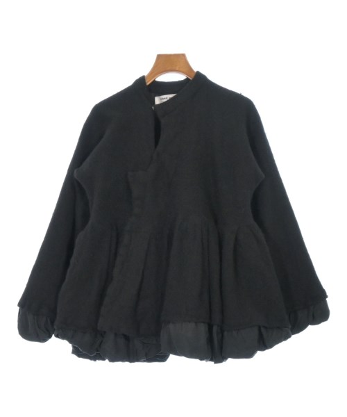 COMME des GARCONS COMME des GARCONS(コムデギャルソンコムデギャルソン)ノーカラージャケット 黒 サイズ:XS/2200683040012