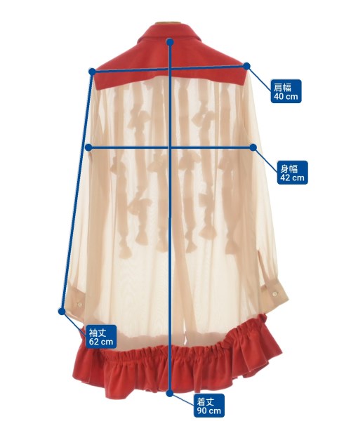 COMME des GARCONS COMME des GARCONS（コムデギャルソンコムデギャルソン）ブラウス ピンク サイズ:F レディース/2200683934045