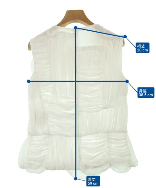 COMME des GARCONS COMME des GARCONS（コムデギャルソンコムデギャルソン）カジュアルシャツ 白 サイズ:S レディース/2200684265025
