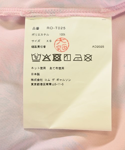 COMME des GARCONS COMME des GARCONS（コムデギャルソンコムデギャルソン）Tシャツ・カットソー ピンク サイズ:XS レディース/2200684822075