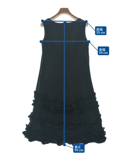 COMME des GARCONS COMME des GARCONS（コムデギャルソンコムデギャルソン）ワンピース 黒 サイズ:XS レディース/2200685054017
