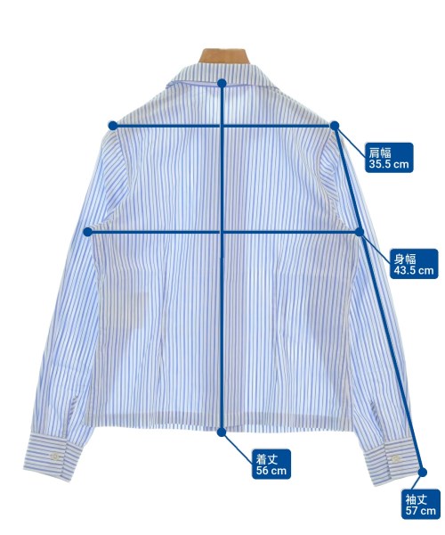 COMME des GARCONS COMME des GARCONS（コムデギャルソンコムデギャルソン）ブラウス 青 サイズ:XS レディース/2200687372027