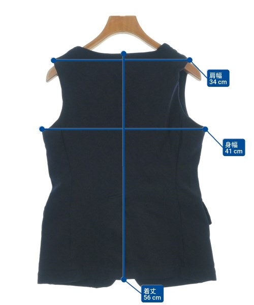 COMME des GARCONS COMME des GARCONS（コムデギャルソンコムデギャルソン）ベスト 紺 サイズ:SS レディース/2200687735020