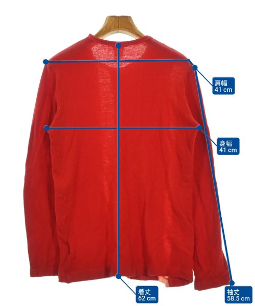 COMME des GARCONS COMME des GARCONS（コムデギャルソンコムデギャルソン）ニット・セーター 赤 サイズ:M レディース/2200681973046