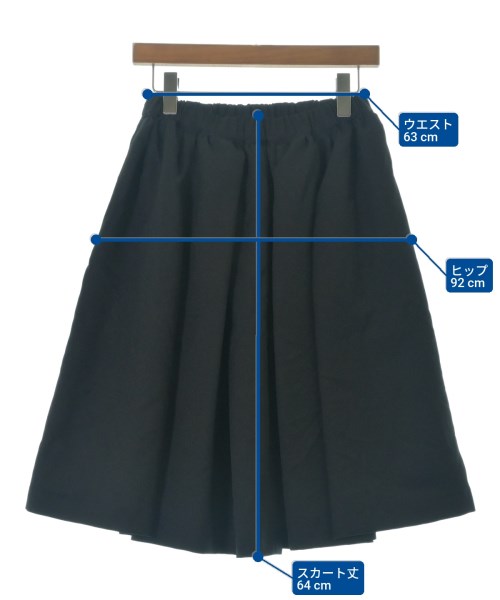 COMME des GARCONS COMME des GARCONS（コムデギャルソンコムデギャルソン）ひざ丈スカート 黒 サイズ:XS レディース/2200683855050