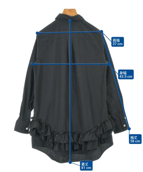 COMME des GARCONS COMME des GARCONS（コムデギャルソンコムデギャルソン）ブラウス 黒 サイズ:XS レディース/2200684104096