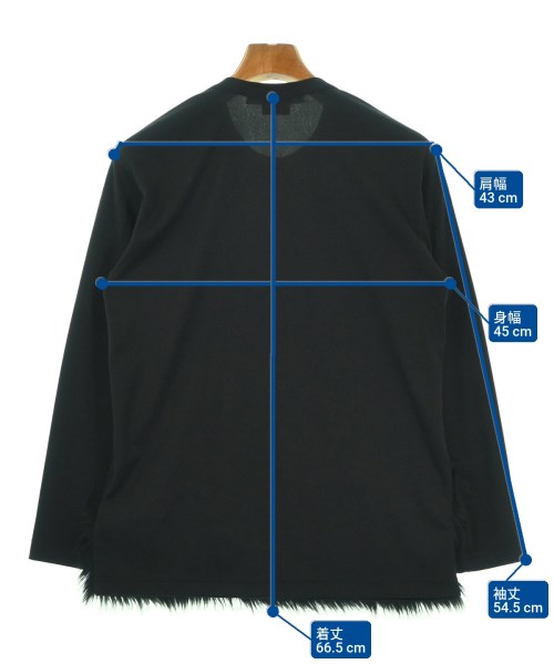 COMME des GARCONS COMME des GARCONS（コムデギャルソンコムデギャルソン）Tシャツ・カットソー 黒 サイズ:XS レディース/2200684104140