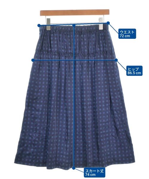 COMME des GARCONS COMME des GARCONS（コムデギャルソンコムデギャルソン）ロング・マキシ丈スカート 紺 サイズ:S レディース/2200690732078