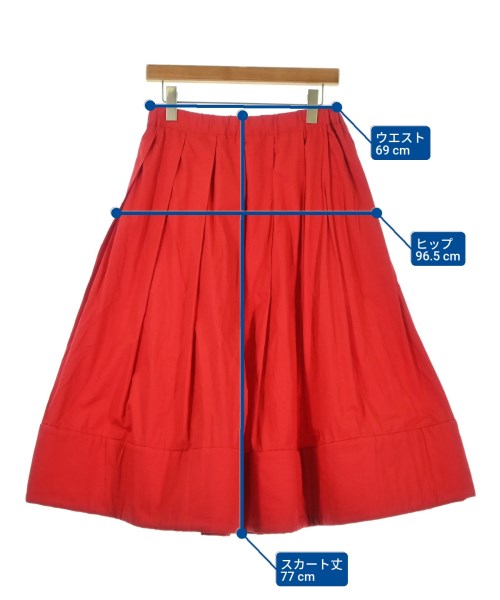 COMME des GARCONS COMME des GARCONS（コムデギャルソンコムデギャルソン）ロング・マキシ丈スカート 赤 サイズ:S レディース/2200687557042