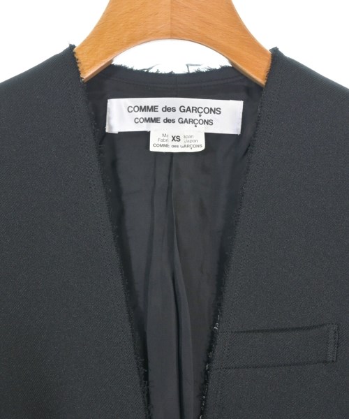 COMME des GARCONS COMME des GARCONS（コムデギャルソンコムデギャルソン）ノーカラージャケット 黒 サイズ:XS レディース/2200691661025