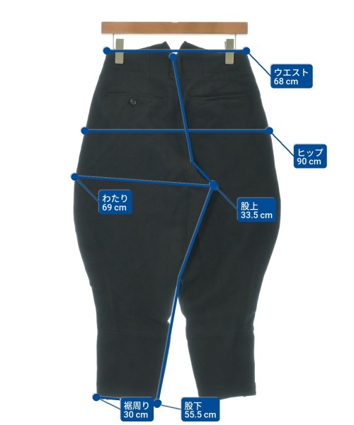 COMME des GARCONS COMME des GARCONS（コムデギャルソンコムデギャルソン）クロップドパンツ 黒 サイズ:XS レディース/2200691823072