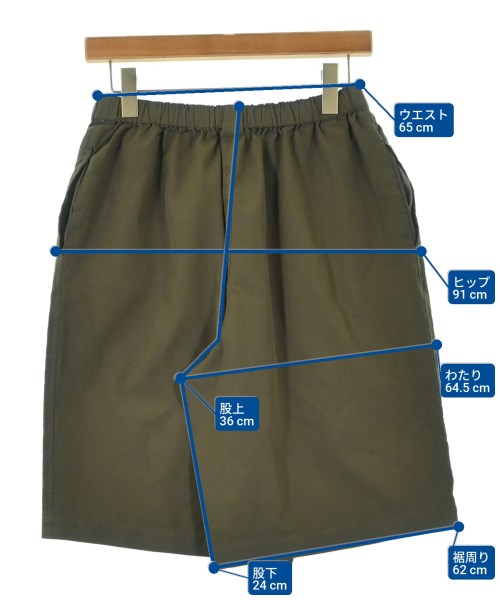 COMME des GARCONS COMME des GARCONS（コムデギャルソンコムデギャルソン）ショートパンツ カーキ サイズ:M レディース/2200683753400