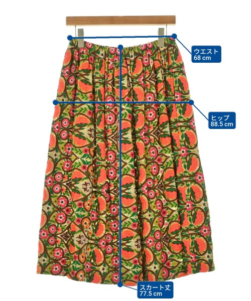 COMME des GARCONS COMME des GARCONS（コムデギャルソンコムデギャルソン）ロング・マキシ丈スカート その他（柄物・カラフル） サイズ:S レディース/2200692898048