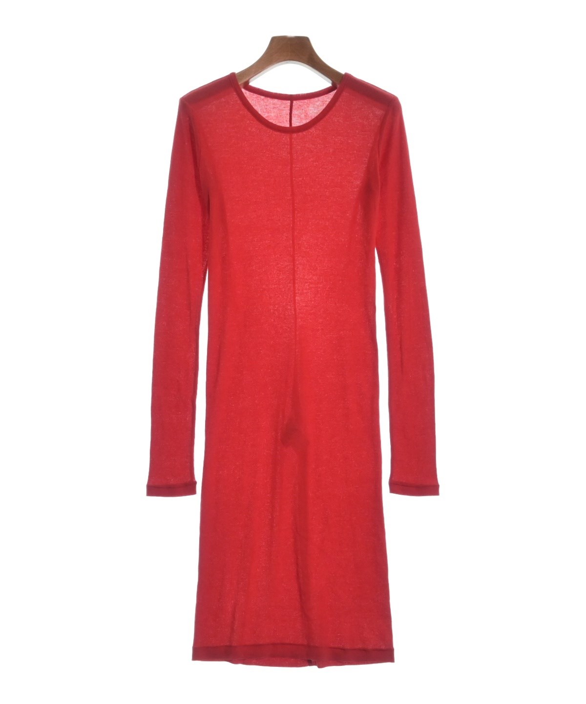 Yohji Yamamoto ワンピース size 2 Yohji Yamamoto（ヨウジヤマモト）ワンピース 赤 サイズ:2(S位