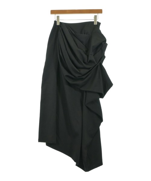 Yohji Yamamoto（ヨウジヤマモト）ロング・マキシ丈スカート 黒 サイズ:1(XS位) レディース/2200637622073